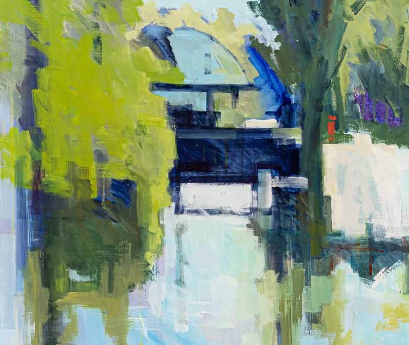 Lock Gates on the Stour – Flatford (SOLD)