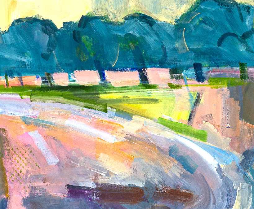 Tree Line – Pink (SOLD)